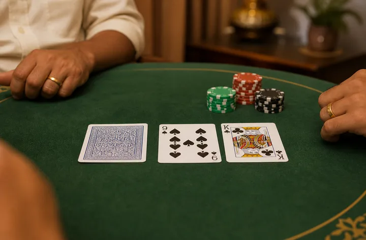 Blind vs Seen in Teen Patti compare scene