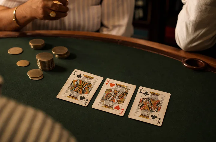 Teen Patti practice club scene for 3 patti meaning and rules
