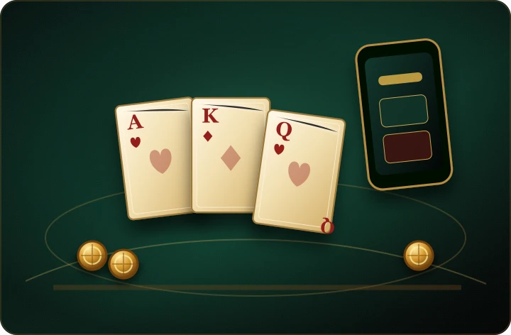 TeenPattiAPKBonus online practice friend table with physical cards and virtual-chip learning notes