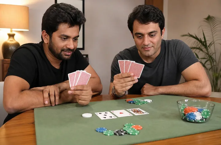 Teen Patti compromise rules practice table scene